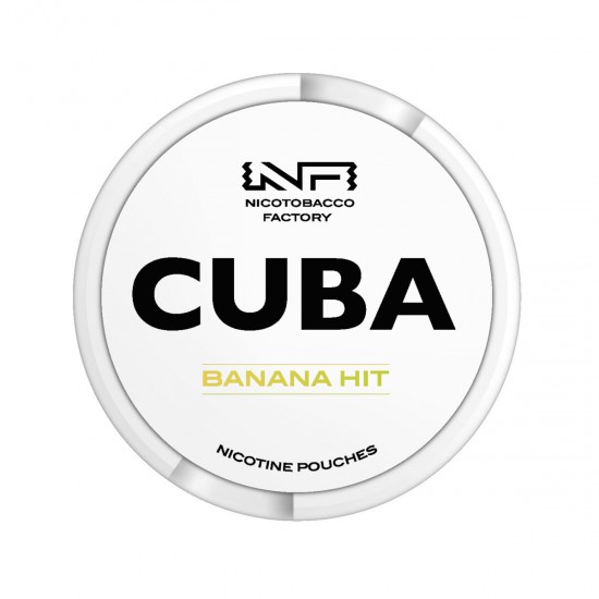 Cuba White Lux Banana Hit Pouches Νικοτίνης 16mg