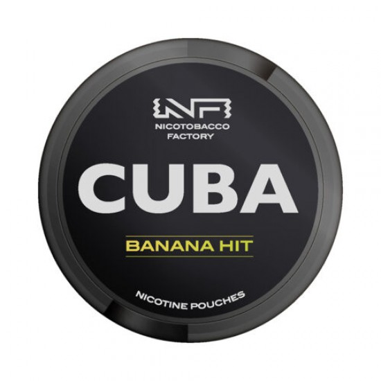 Nicotine Pouches Cuba Black Banana Hit 43mg/gr