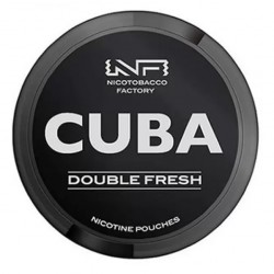 Nicotine Pouches Cuba Black Double Fresh 43mg/gr