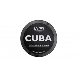 Nicotine Pouches Cuba Black Double Fresh 43mg/gr