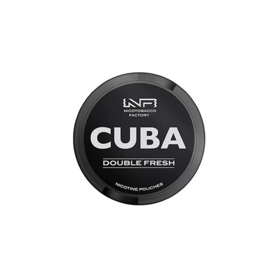 Nicotine Pouches Cuba Black Double Fresh 43mg/gr