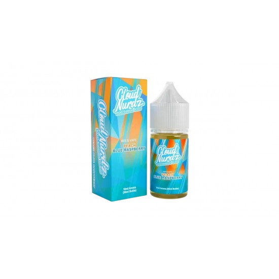 Cloud Nurdz Peach Blue Raspberry Pod Edition Iced 10ml/30ml (Ροδάκινο, Σμέουρο & Πάγος) 