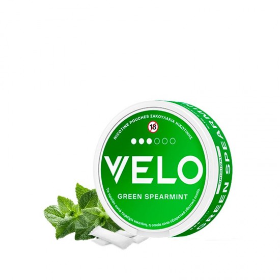 Green Spearmint - VELO Slim Σακουλάκια Νικοτίνης 10mg (20τμχ)
