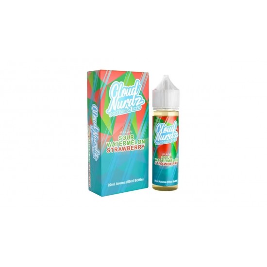 Cloud Nurdz Sour Watermelon Strawberry Iced Pod Edition 20ml/60ml