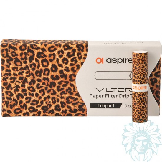 Aspire Vilter Paper Filters Leopard 10τμχ
