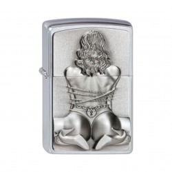 Zippo lighter Bondage Girl Emblem 4013