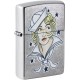 Zippo Lighter sailor Girl Tattoo Street Chrome 49789