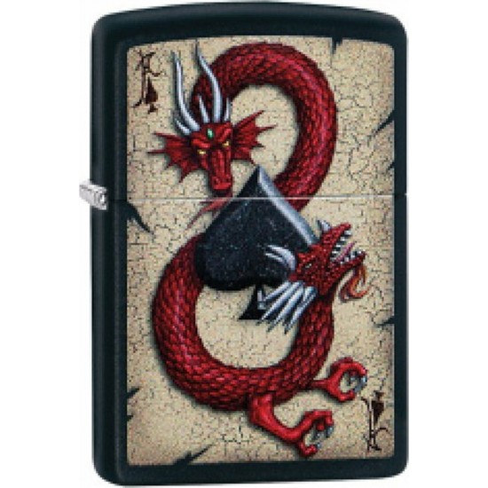 Zippo Αναπτήρας Λαδιού Αντιανεμικός Πολύχρωμος Ace of Spades