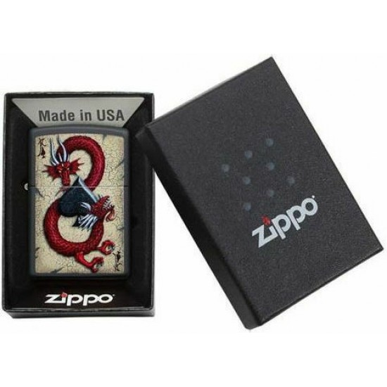 Zippo Αναπτήρας Λαδιού Αντιανεμικός Πολύχρωμος Ace of Spades